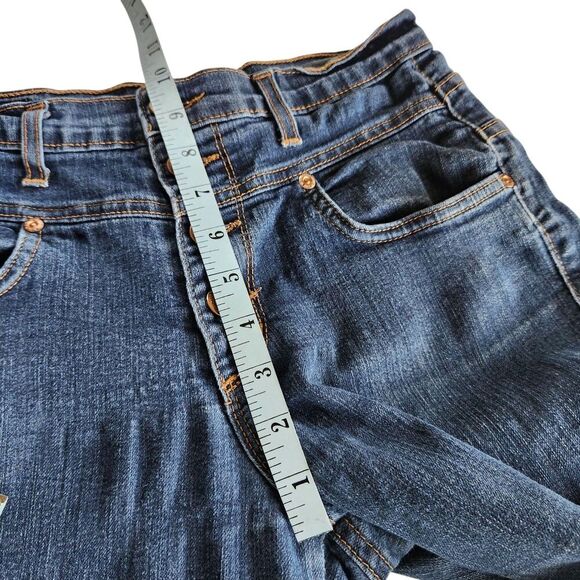 Judy Blue Jeans Size 7 Blue Color Front Buttons Made In USA - Picture 6 of 14